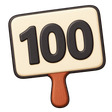 Иконка награды «100»